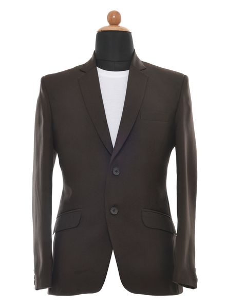 Blazer & CoatsCotton Blend Formal Wear Regular fit Single Breasted Basic Self Regular Coat La Scoot