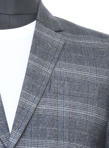 Blazer & Coats Tweed Formal Wear Regular fit Single Breasted Designer Check Regular Coat La Scoot