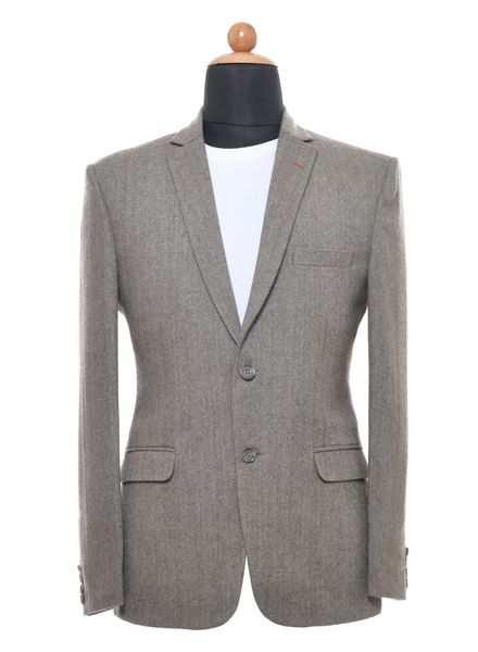 Blazer & Coats Tweed Formal Wear Regular fit Single Breasted Basic Self Regular Coat La Scoot