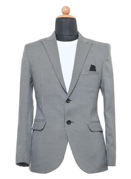 Blazer & Coats Tweed Party Wear Regular fit Single Breasted Designer Check Regular Coat La Scoot