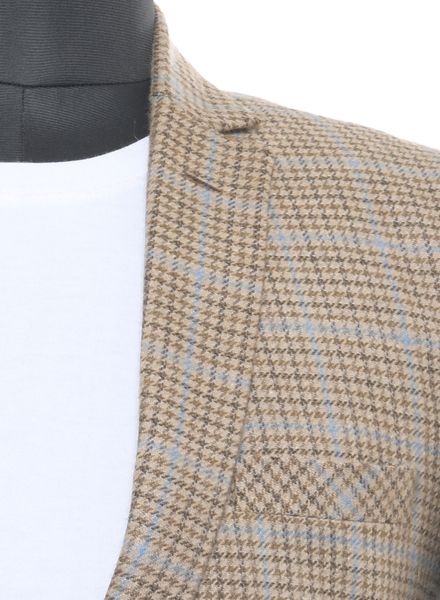 Blazer & Coats Tweed Party Wear Regular fit Single Breasted Designer Check Regular Coat La Scoot