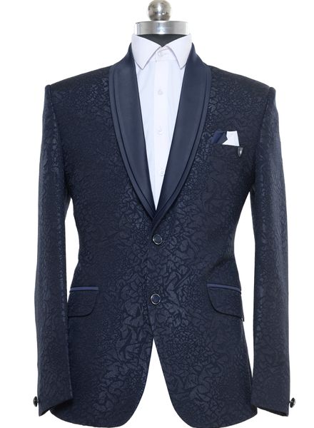 Blazer & Coats Polyester Cotton Party Wear Regular fit Single Breasted Designer Printed Regular Coat La Scoot