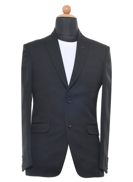 Blazer & Coats Polyester Cotton Formal Wear Regular fit Double Breasted Designer Self Regular Coat La Scoot