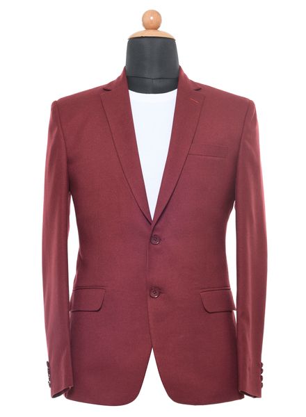 Blazer & Coats Tweed Formal Wear Regular fit Single Breasted Basic Solid Regular Coat La Scoot