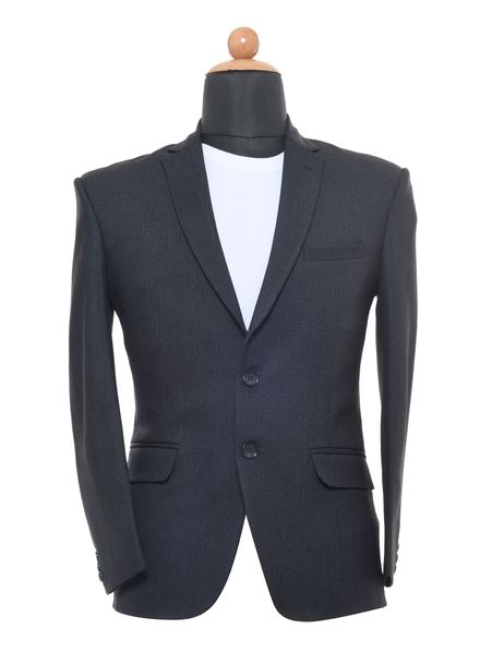 Blazer & Coats Polyester Cotton Formal Wear Regular fit Single Breasted Basic Solid Regular Coat La Scoot