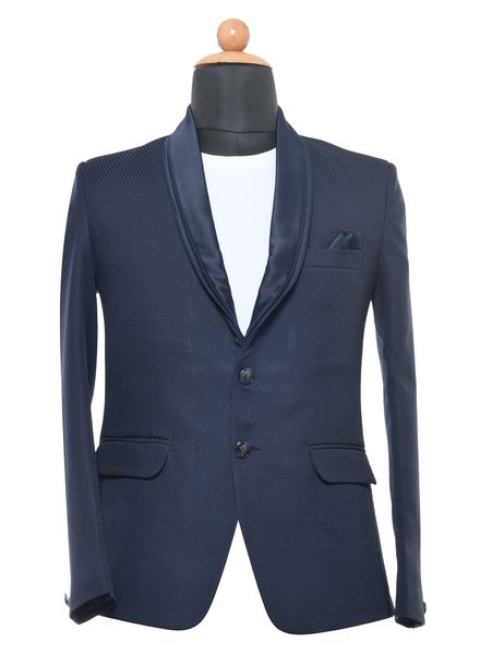 Blazer & Coats Polyester Cotton Party Wear Regular fit Single Breasted Designer Self Regular Coat La Scoot