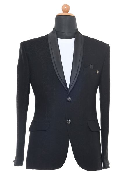 Blazer & Coats Polyester Formal Wear Regular fit Single Breasted Designer Printed Regular Coat La Scoot