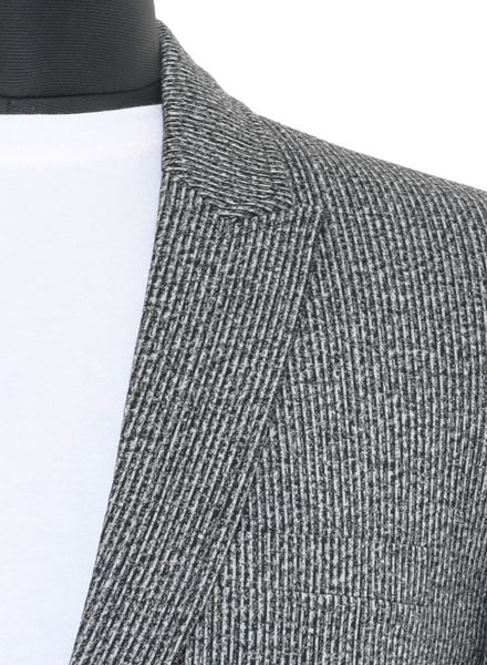 Blazer & Coats Tweed Formal Wear Regular fit Double Breasted Basic Stripe Regular Coat La Scoot