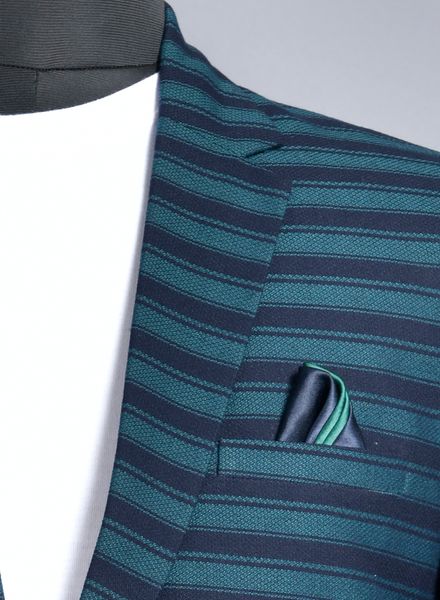 Blazer & Coats Tweed Formal Wear Regular fit Single Breasted Basic Stripe Regular Coat La Scoot
