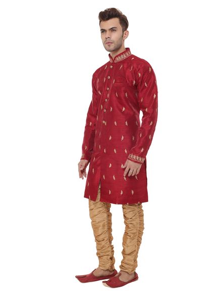 Indo Western Jacquard Ethnic Wear Regular Fit Designer Embroidery La Scoot