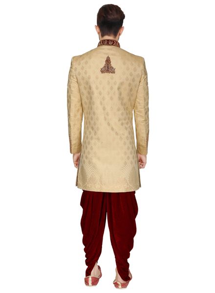 Indo Western Polyester Ethnic Wear Slim Fit Designer Printed La Scoot