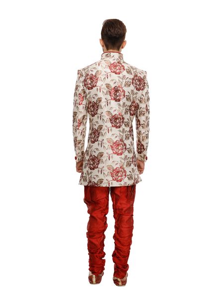 Indo Western Polyester Ethnic Wear Regular Fit Designer Printed La Scoot