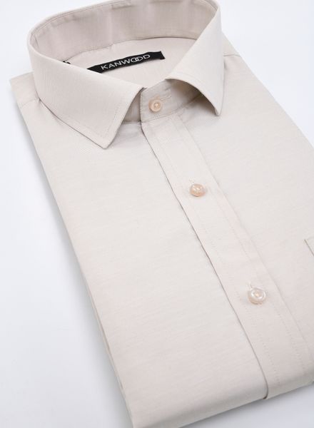 Shirts Cotton Blend Formal Wear Slim Fit Basic Collar Full Sleeve Self La Scoot
