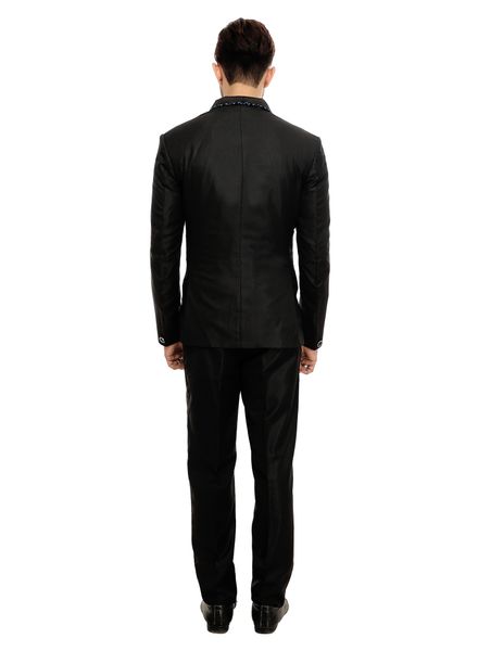 Suits Polyester Viscose Party Wear Regular fit Single Breasted Designer Solid 3 Piece Suit La Scoot
