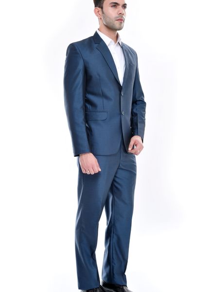 Suits Polyester Formal wear Regular fit Single Breasted Basic Solid 2 Piece Suit La Scoot