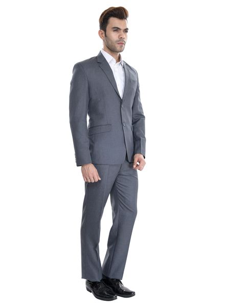 Suits Polyester Formal wear Regular fit Single Breasted Basic Self 2 Piece Suit La Scoot