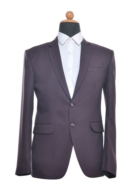 Suits Polyester Viscose Formal wear Regular fit Single Breasted Basic Solid 2 Piece Suit La Scoot