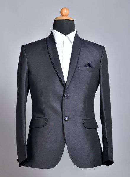 Suits Polyester Party Wear Regular fit Single Breasted Designer Solid 2 Piece Suit Zed Club