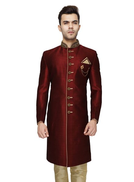 sherwani for thin guys