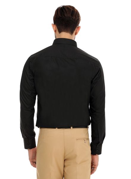 ShirtsCotton Blend Formal Wear Regular Fit Basic Collar Full Sleeve Solid Kanwood