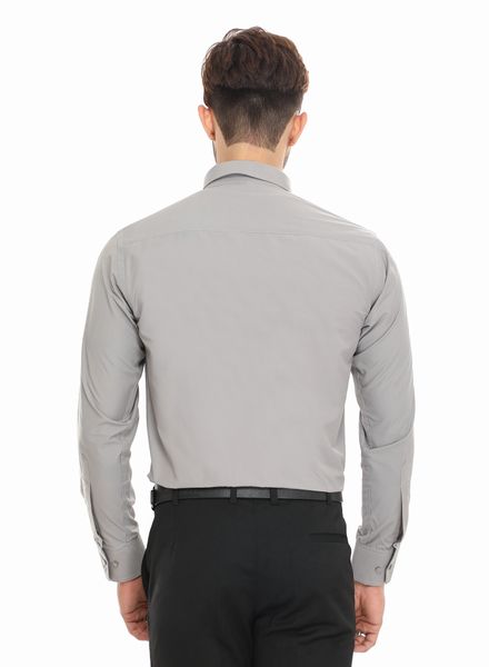 ShirtsPolyester Cotton Formal Wear Regular Fit Basic Collar Full Sleeve Solid Kanwood